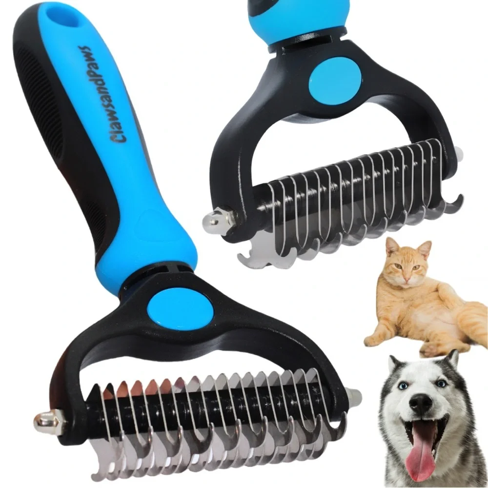 Pet Grooming Brush, shedding Brush, Brush for Short/Medium/Long Haired Cats/Dogs